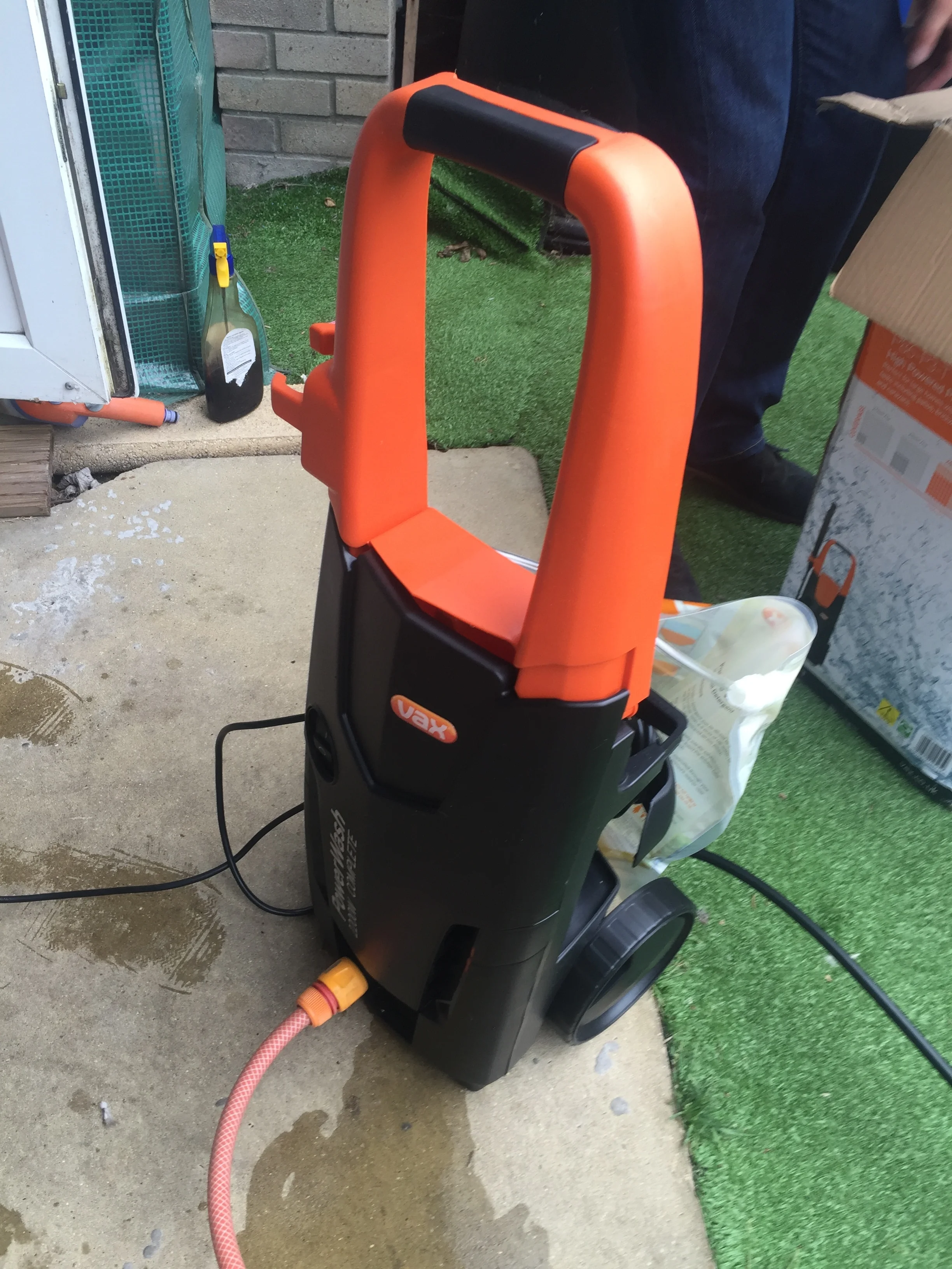 Pressure Washers are so handy, I've been meaning to get one for so long, but always borrow my dads. So when I was approached by Vax to review their PowerWash 2200w Complete , I couldn't wait to give it a go.