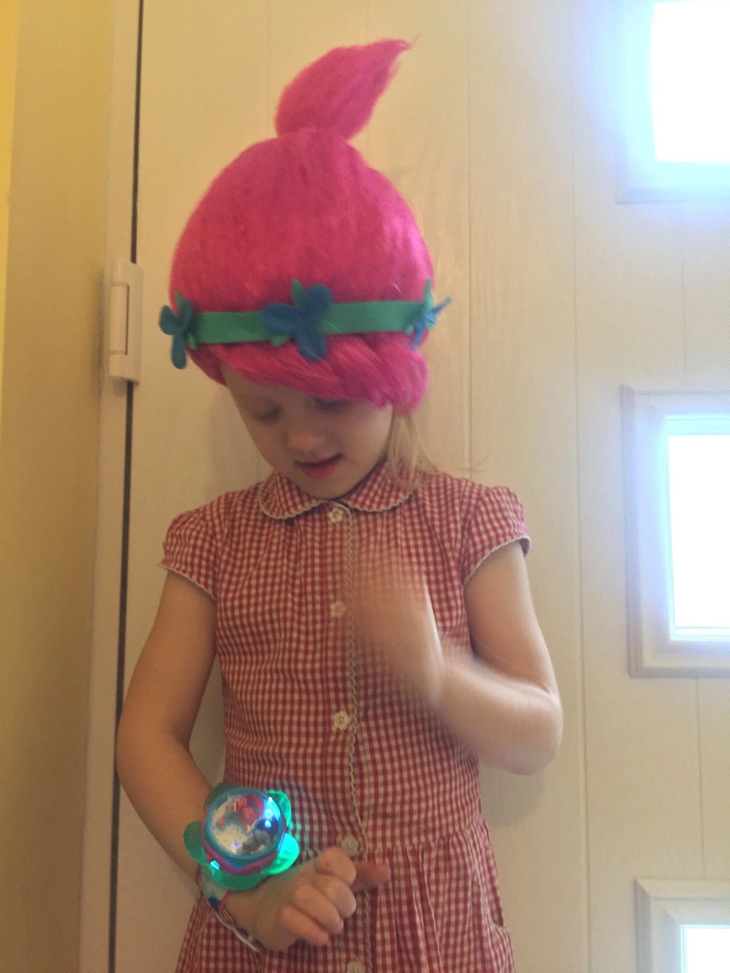 Trolls Hug Time Bracelet and Poppy Wig from Just Play