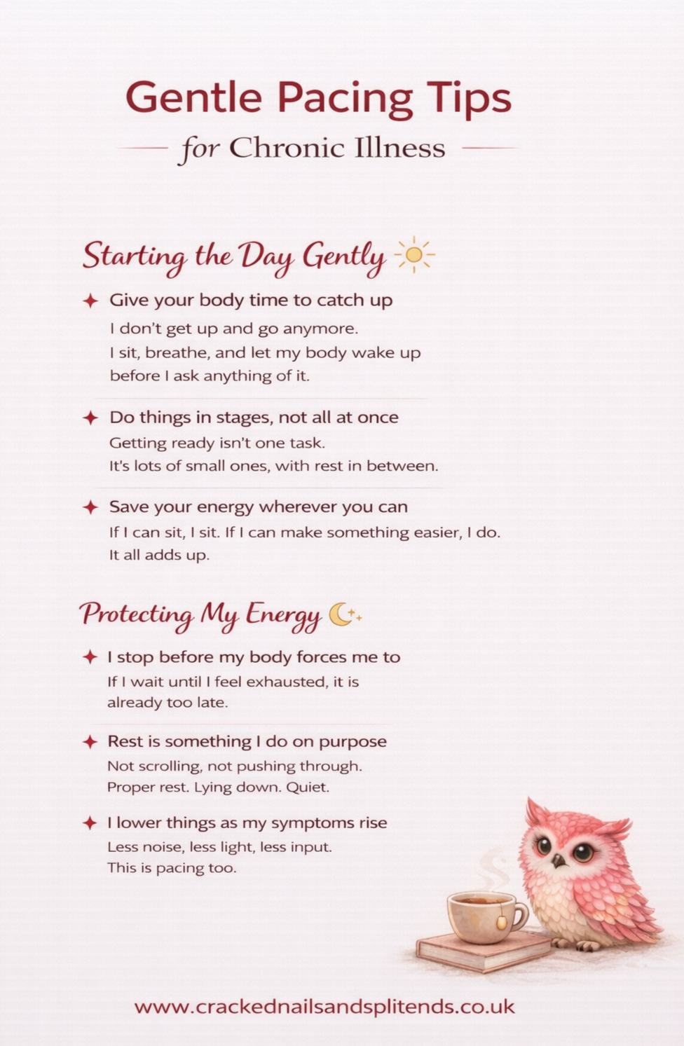 Helpful Examples and Tips for Chronic Illness Pacing