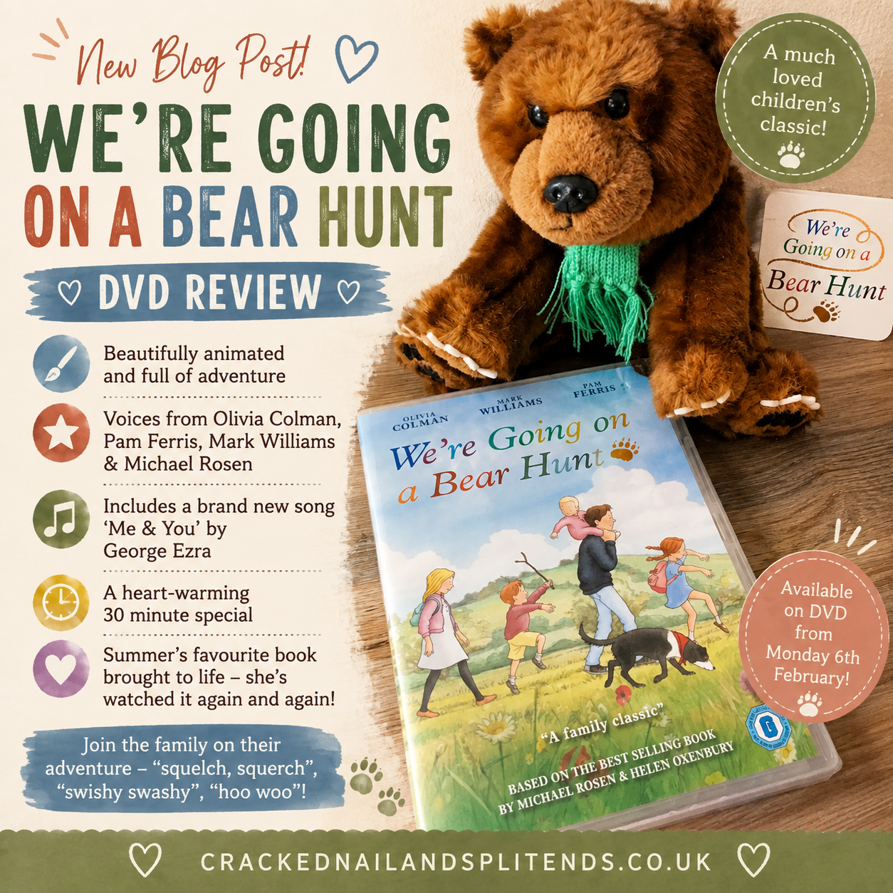 We’re Going on a Bear Hunt DVD Review