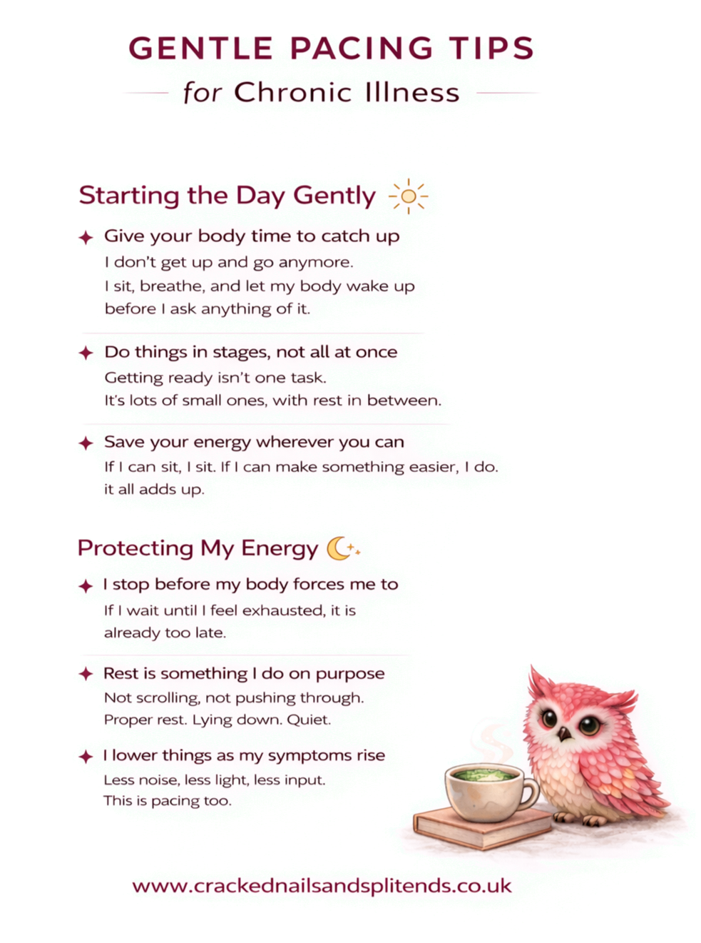 Helpful Examples and Tips for Chronic Illness Pacing