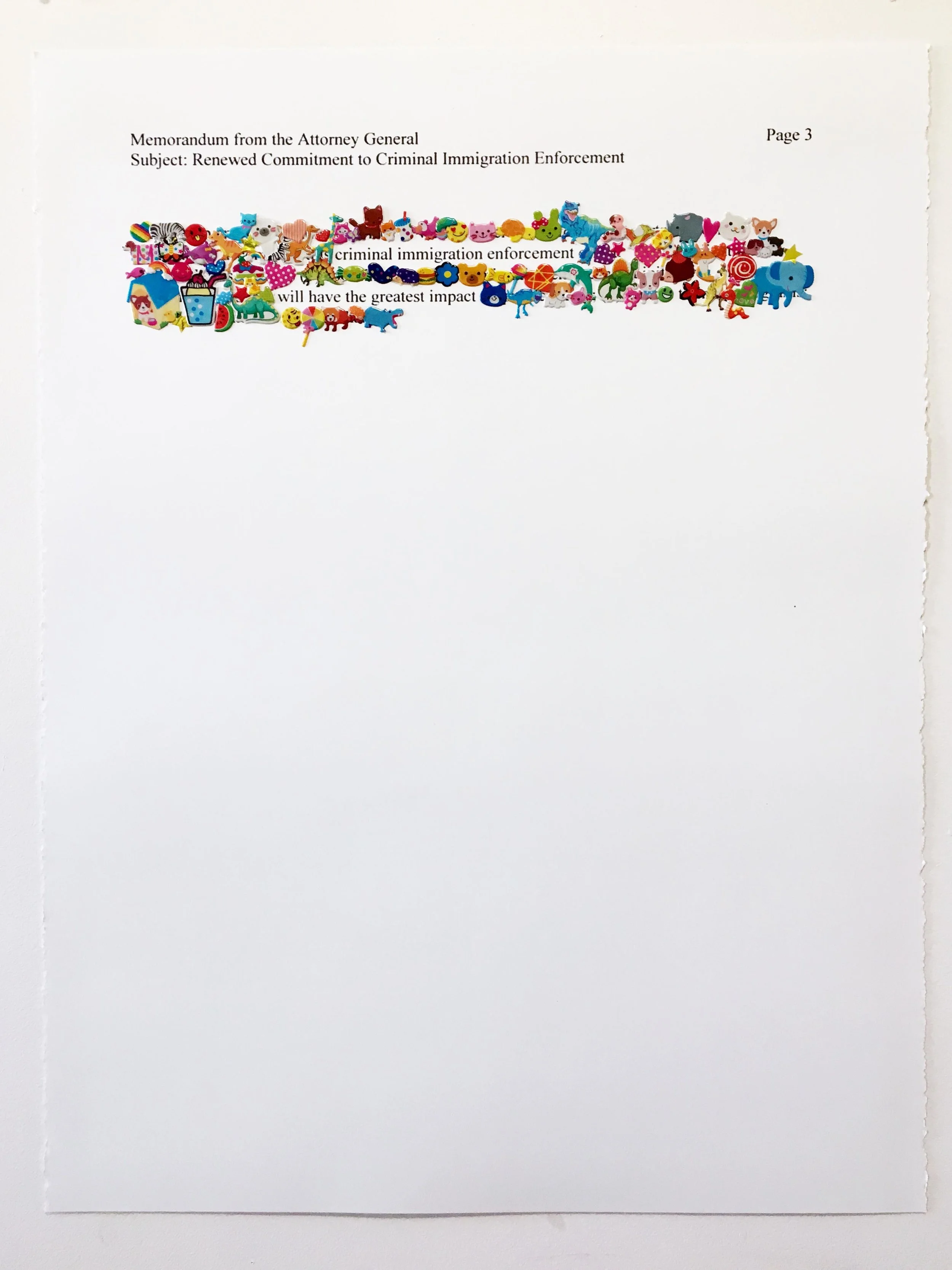 Redaction Memorandum (Zero Tolerance) (Page 3)