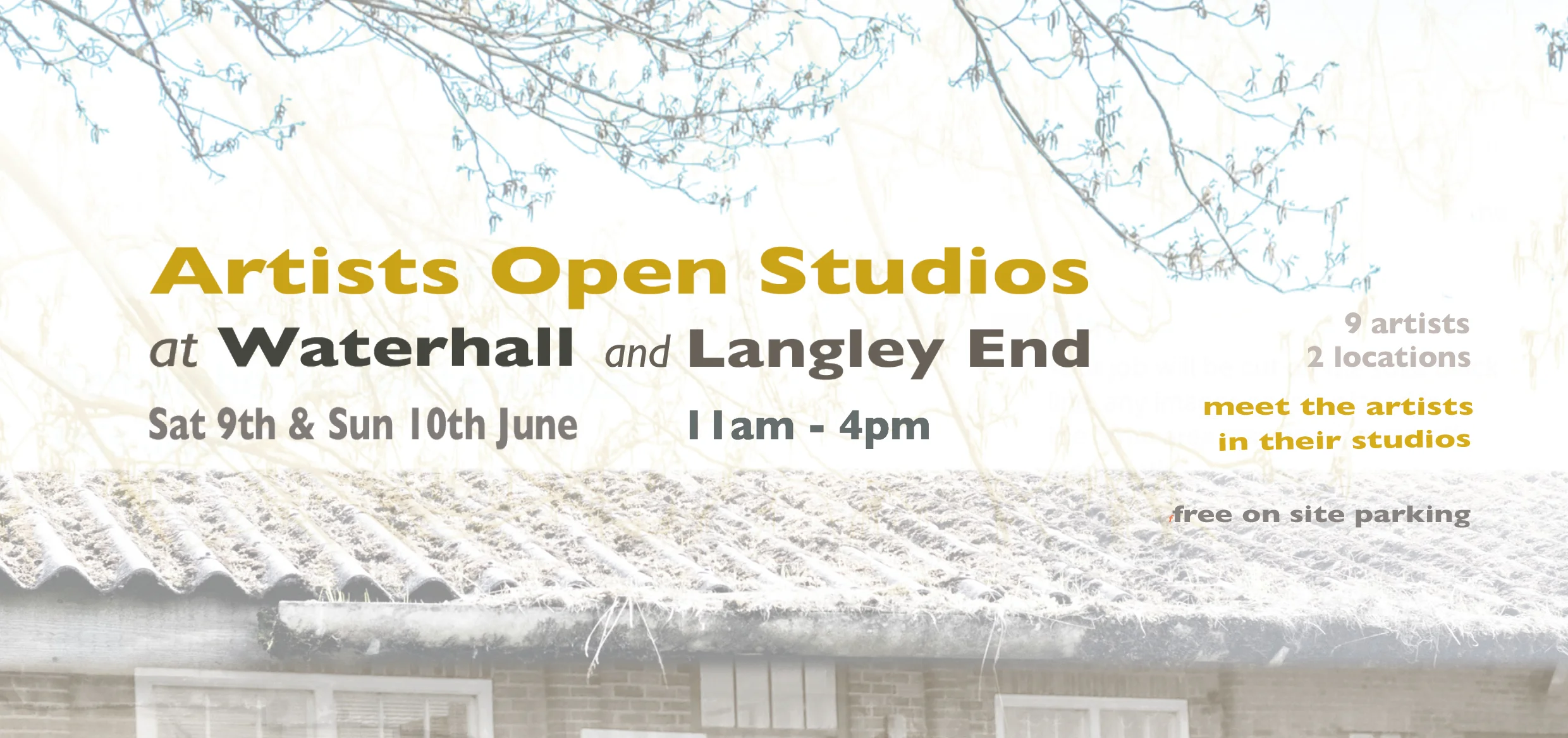 I'll also be opening my own studio at Waterhall Farm, in Whitwell along with 4 of my fellow artists on the same site on Saturday 9th June and Sunday 10th June. The artists at Langley End Studios, just up the road, are also joining us and opening their studios on Saturday 9th June. Times for both events are 11 am to 4pm. more specific details and images to follow soon. 