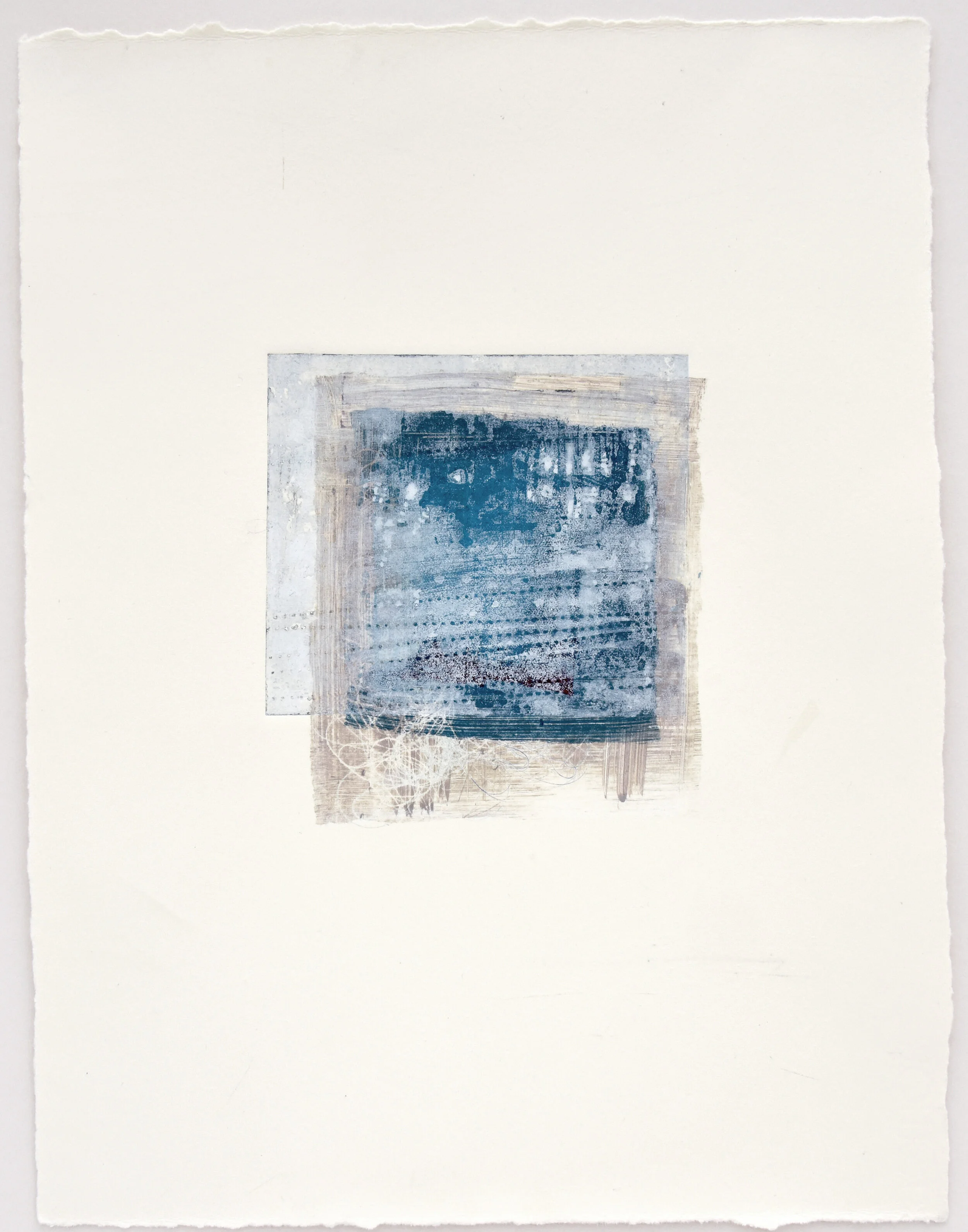 Crossing monoprint and collagraph on paper 2019.jpg