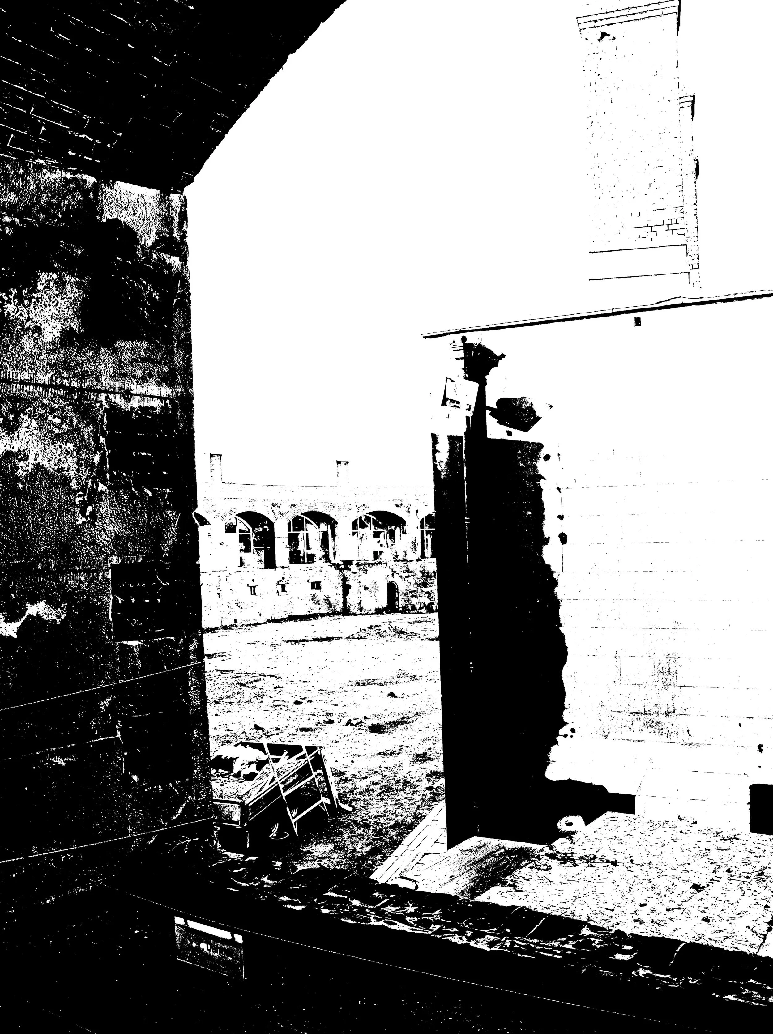 looking through gap ii bw.jpg