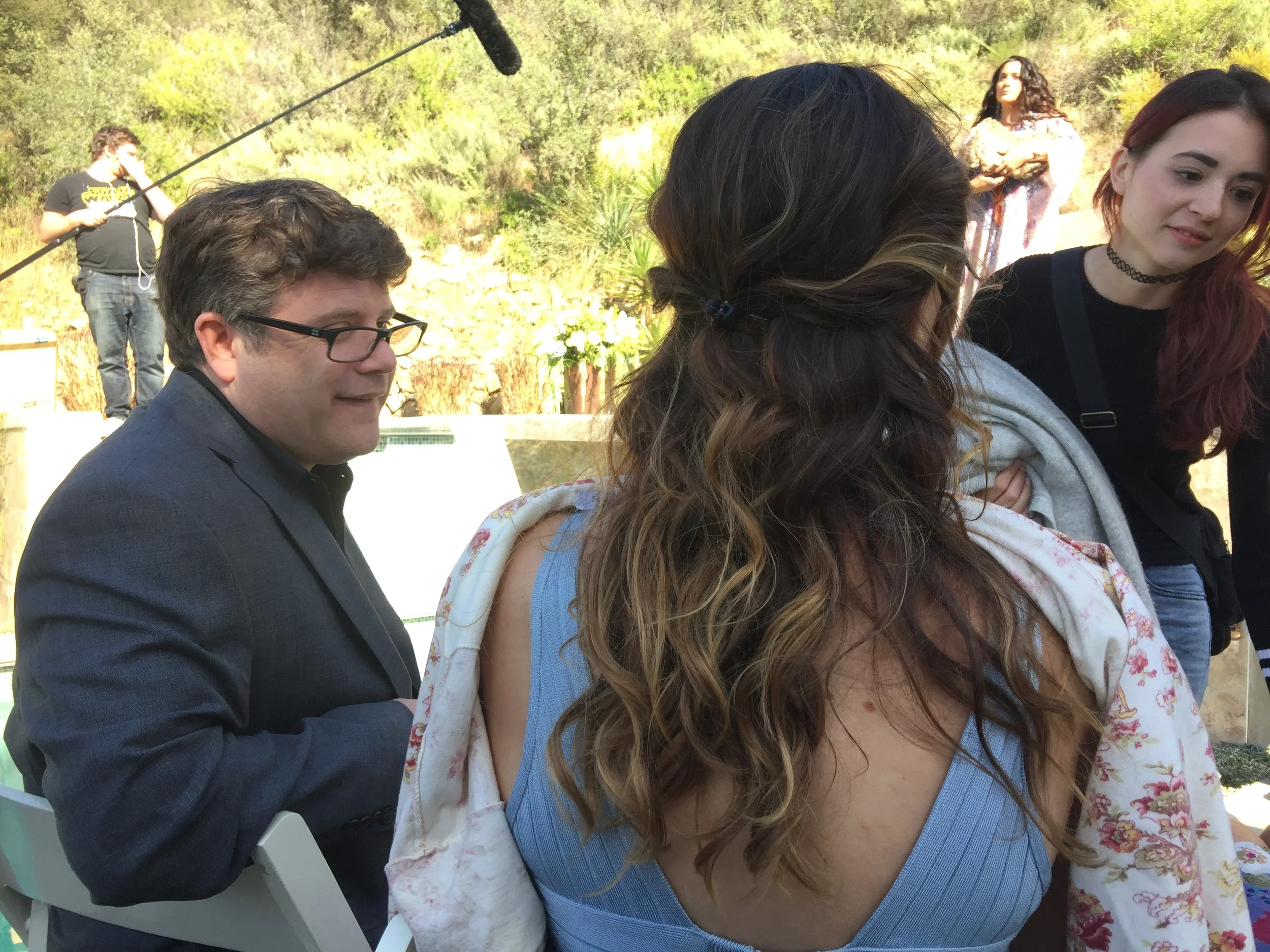 Sean Astin, Aly and Ariel.