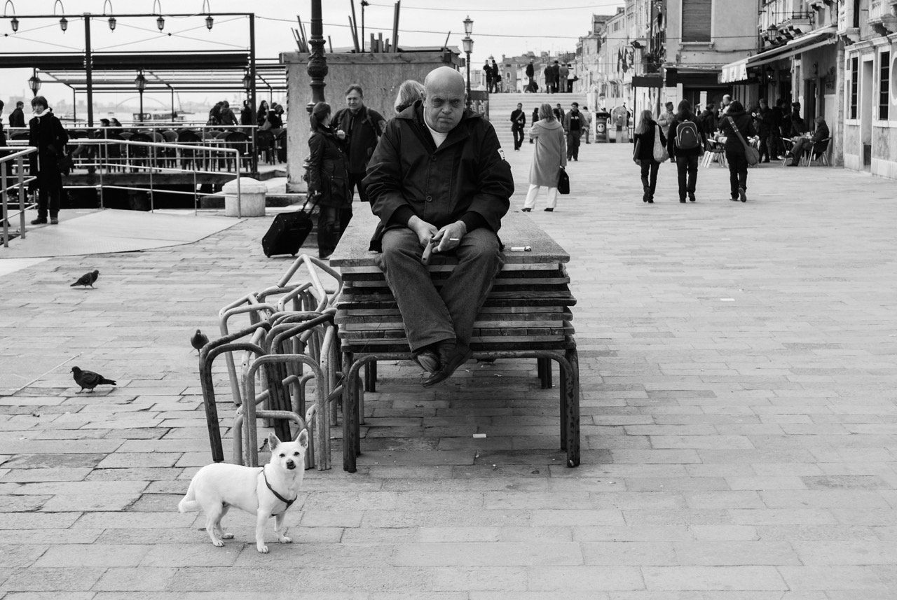 Venice - Man with his dog - Paul Bryan Photography.jpeg