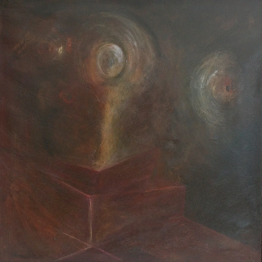 Umanoidi (Humanoids) - olio su tela (oil on canvas) - 1970