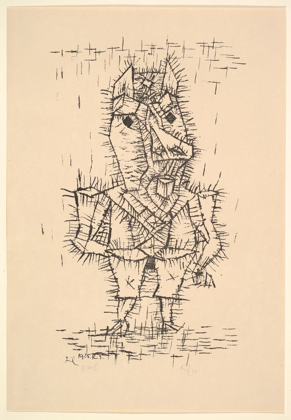 Paul Klee - Ass (Esel) - Lithograph on paper - 1925