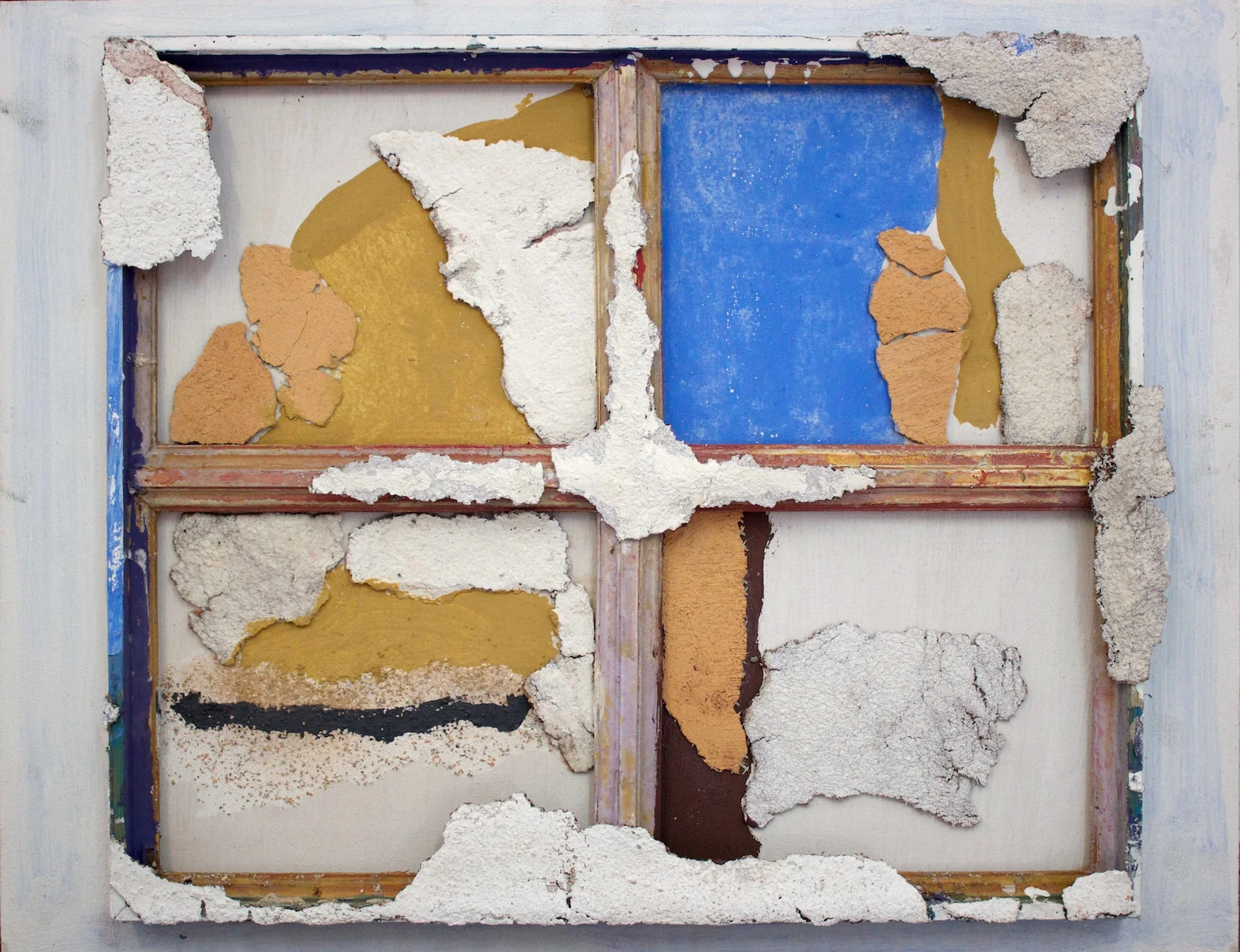 Marcello Mariani - Forma Archetipa - Plaster fragments and mixed media on board - 2009