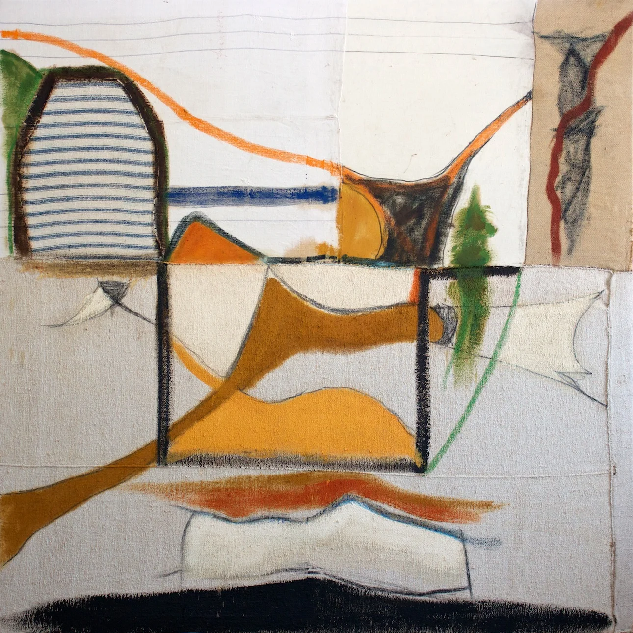 Marcello Mariani - Forma Archetipa - Oil and mixed media on canvas - 1960/70