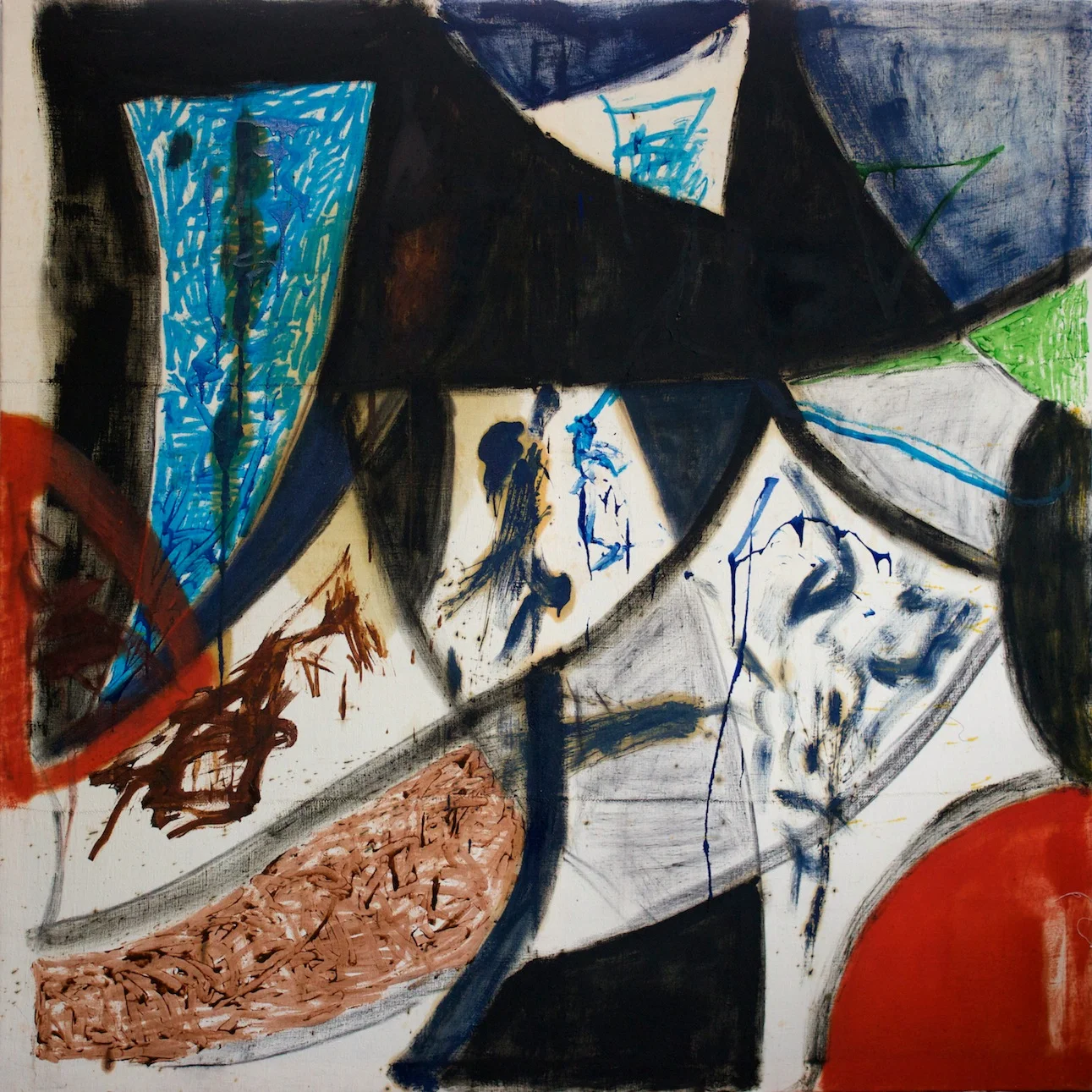 Marcello Mariani - Forma Archetipa - Oil and mixed media on canvas - 1989