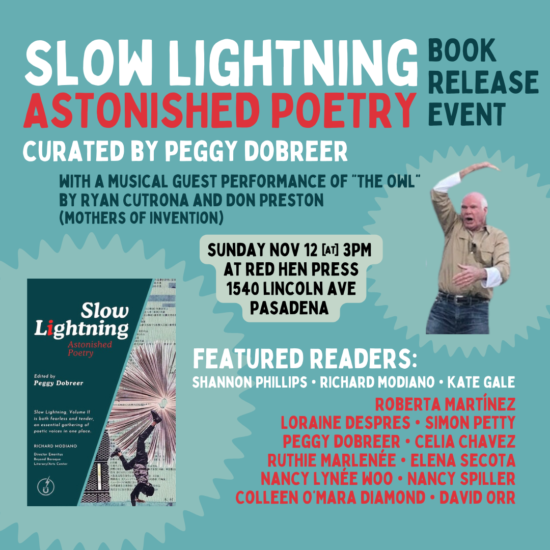 Book release -- Slow Lightning: Astonished Poetry