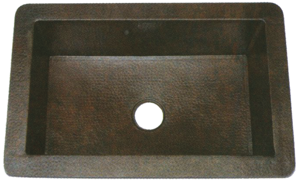 Copper Potter Hammered Undermount Kitchen Sink Single Bowl Blue Pearl Stone - 22 X 33 Kitchen Sink Single Bowl Copper Potter Hammered Undermount Kitchen Sink Single Bowl Blue Pearl Stone - 22 X 33 Kitchen Sink Single Bowl