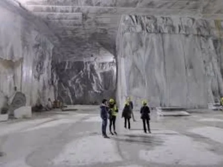 Inside a Carrara Mountain