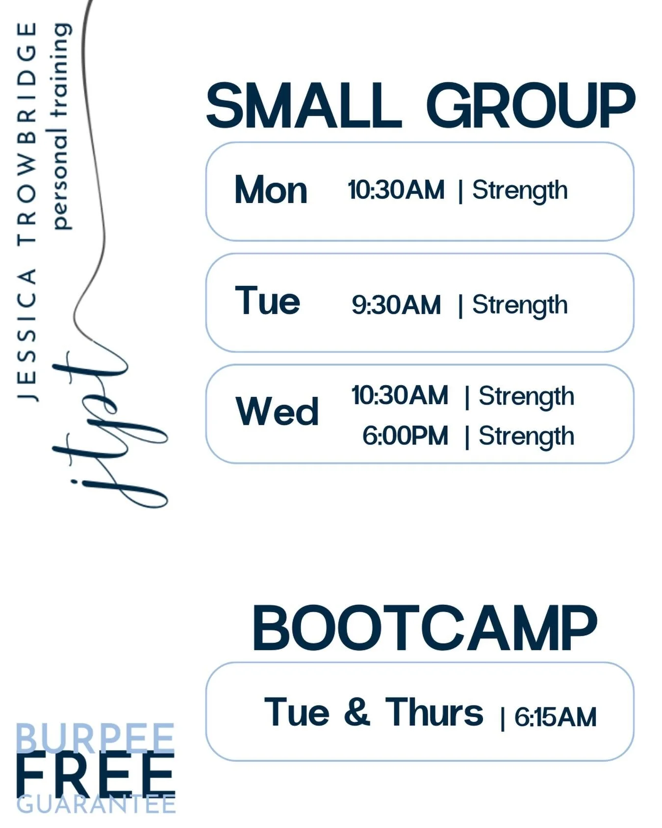 GROUP CLASSES AT JTPT FOR 2026