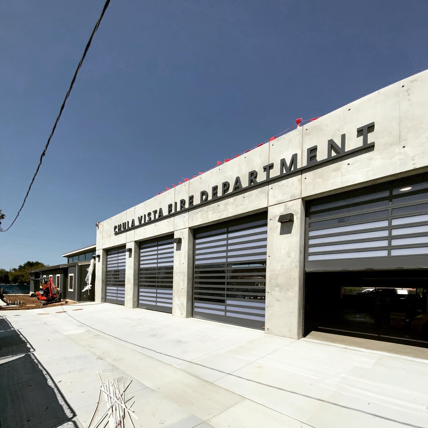 Final stage of @chulavistafiredepartment #9 .Almost all cleaned up and closed up i. Think the @chulavistafirefighters are going to like this one! #electricians #construction #chula