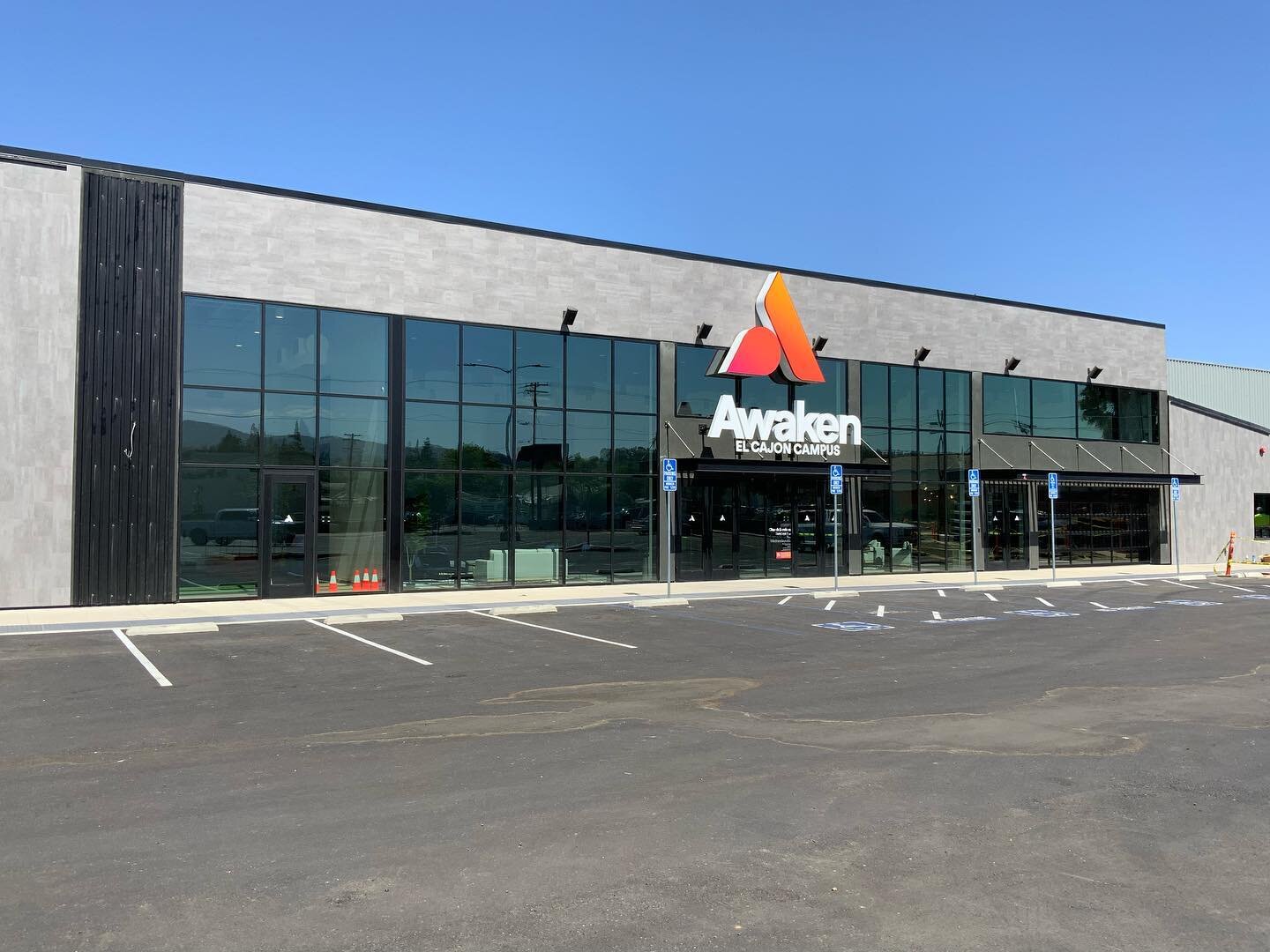 1 year later we are complete with @awakenchurchsd East Campus and man did this one turn out Beautiful. Huge thank you to our crew they made this one happen. GREAT JOB! #construction #electricians #builtbetter #awaken #church #hardwork