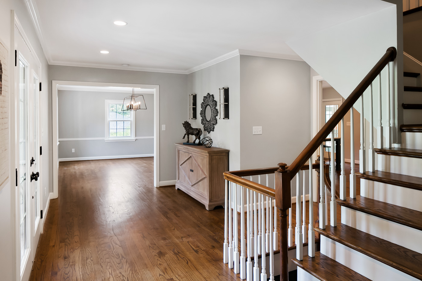 Front entry looking towards dining room