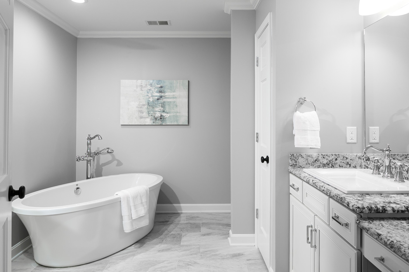 Master bath - one of two sinks shown