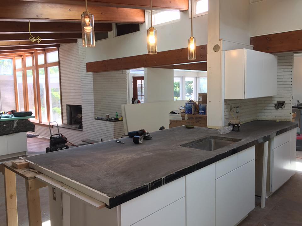 Dorsey kitchen looking into living room