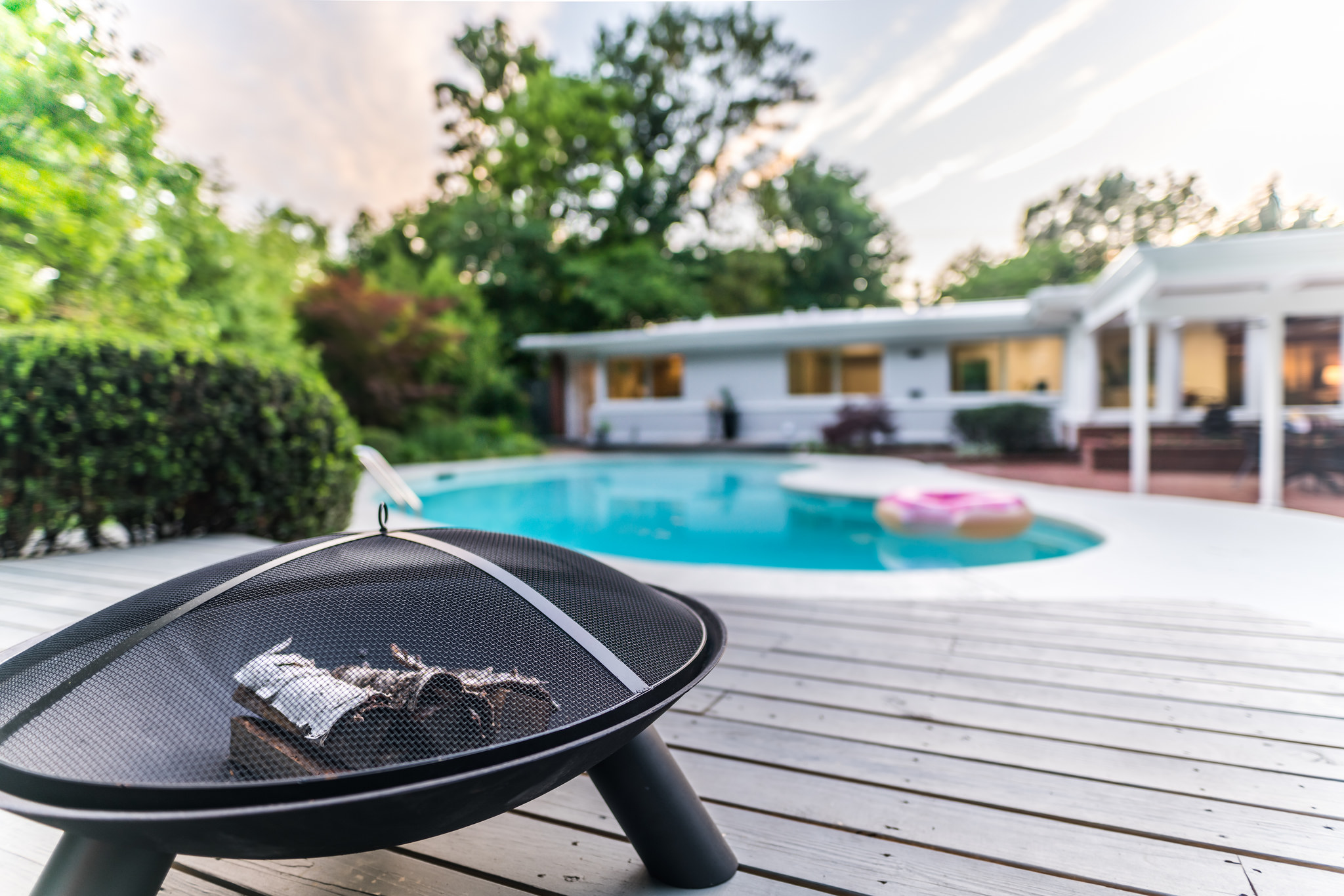 Plenty of space for a firepit!