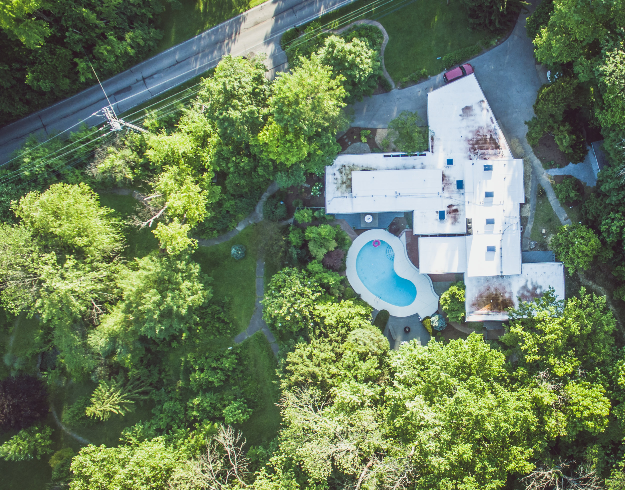 Drone shot of some of the property... yes there's more!