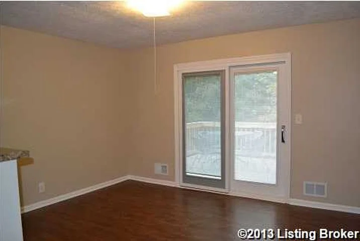 Featuring the sliding door formerly to nowhere, and the former black mold corner.