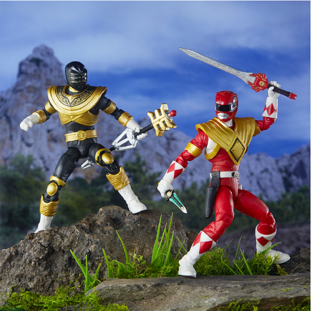 Power Rangers Lightning Collection Mmpr Red Ranger &amp; Zeo Gold Ranger