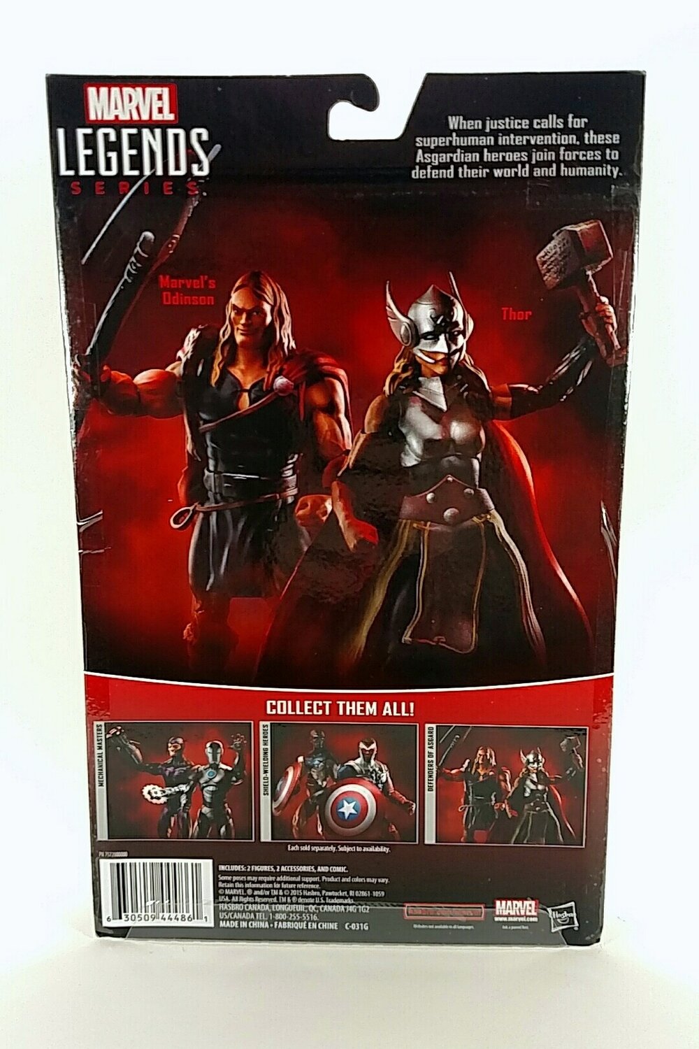Marvel Legends Series DEFENDERS OF ASGARD Comic Pack-Thor & Marvel's Odinson NEW 