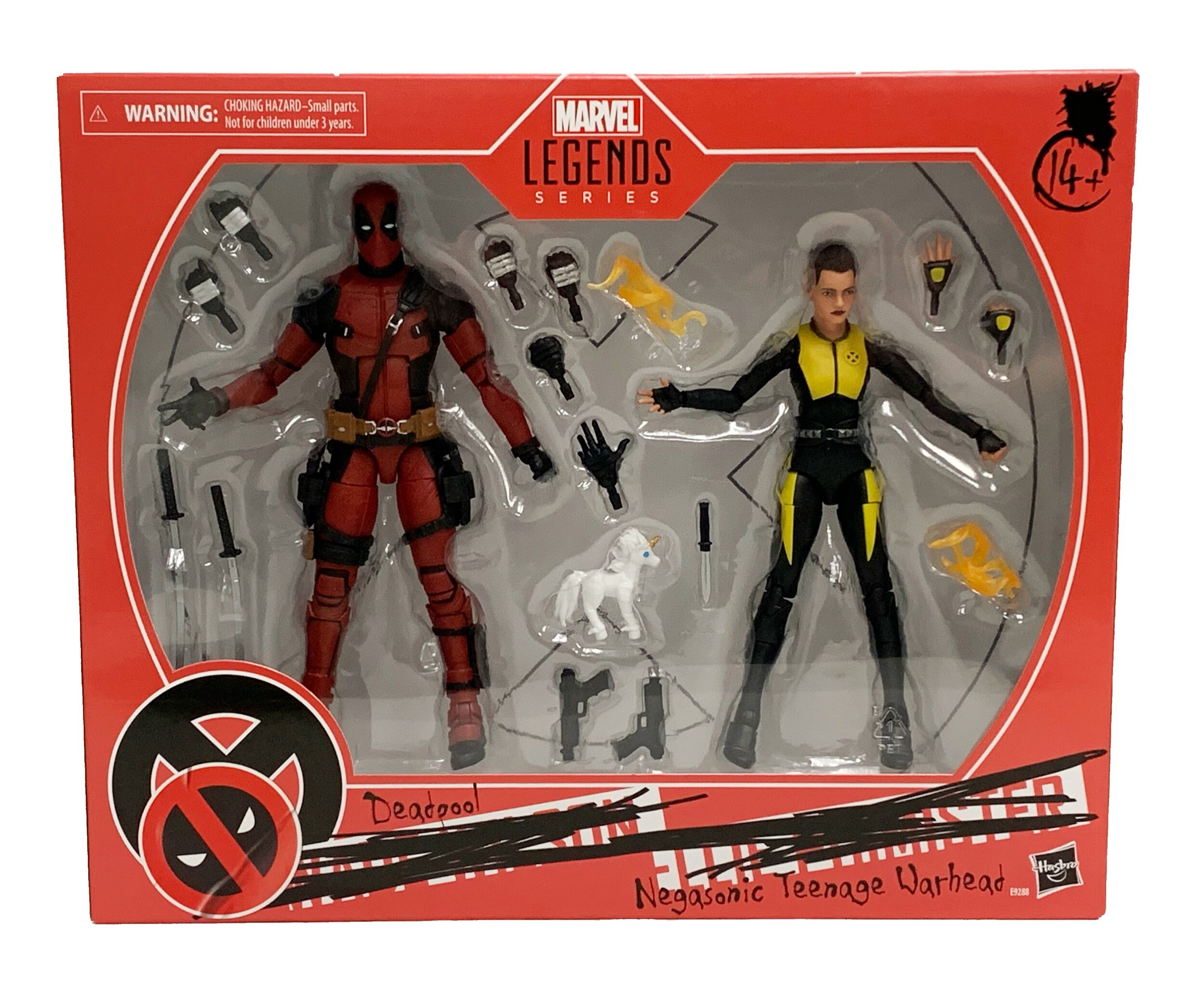 Pack Figurines Marvel Legends Deadpool et Negasonic
