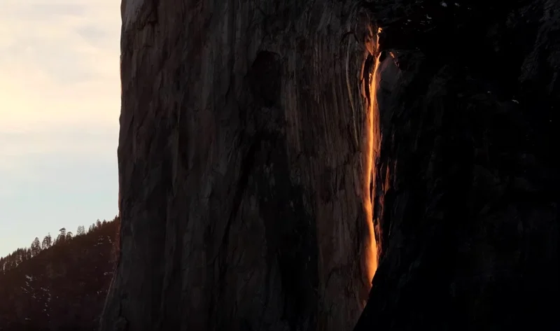 No Commentary Necessary — "Yosemite's Natural Firefall"