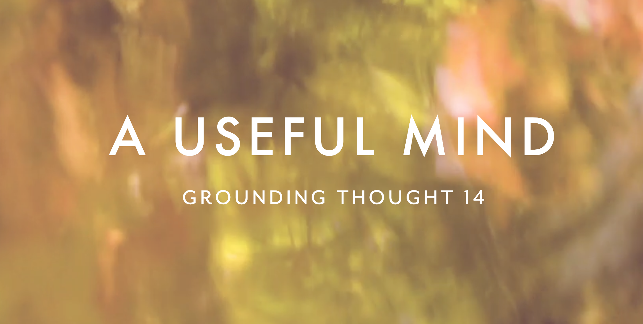 Grounding Thought 14