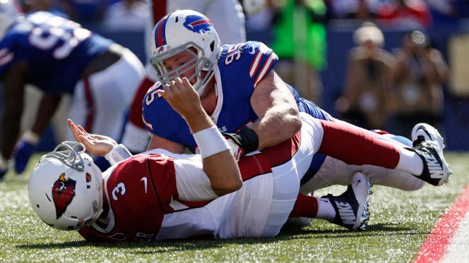 Kyle Williams putting the kids to bed. -Photo courtesy of FOX Sports/