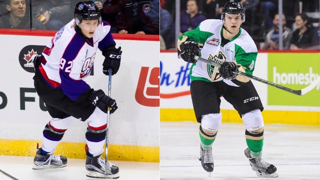 Nylander(left), Guhle(right) - photo from NHL.com