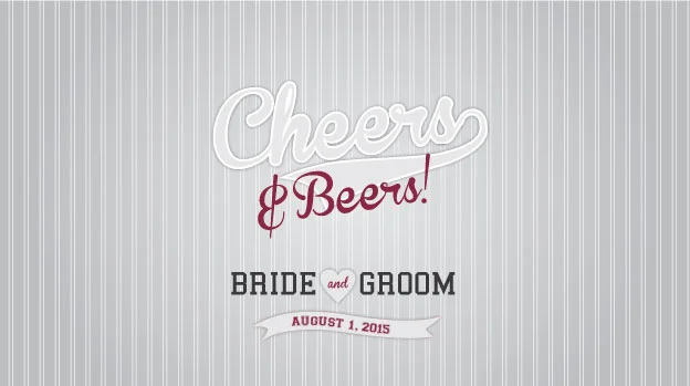 'Cheers & Beers' Wedding Stubby Holders