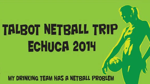 'Netball' Sports Team Stubby Holders