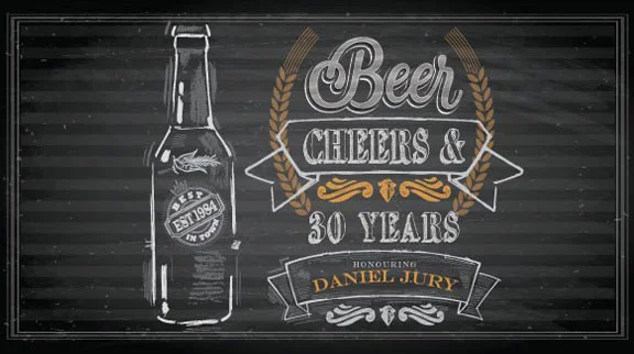 'Cheers and Beers' Birthday Stubby Holders