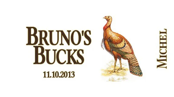 'Wild Bruno' Buck Night Stubby Holder