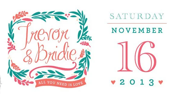 'Vintage Calendar' Wedding Stubby Holders