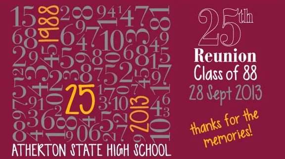 'Maths Puzzle' School Reunion Stubby Holders