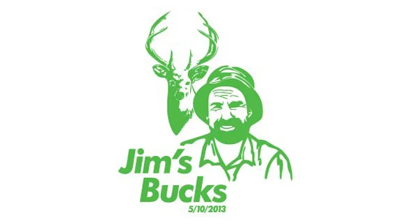 'Jim's Bucks' Wedding Stubby Holder