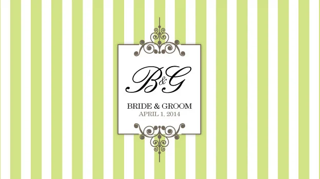 'Mirror, Mirror' Wedding Stubby Holders