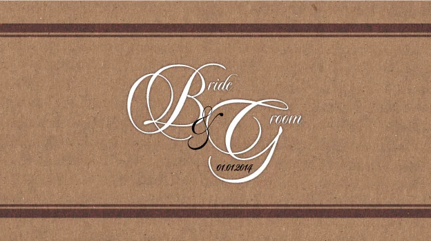 'Letterpress on Card' Wedding Stubby Holders