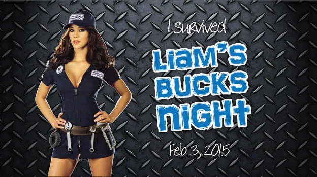 'Workshop Girl' Bucks Stubby Holder