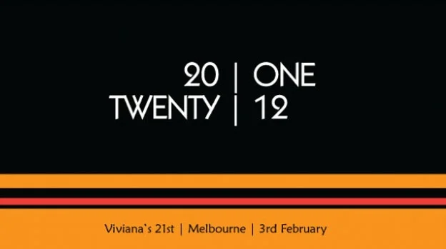 '20-20' Birthday Stubby Holders