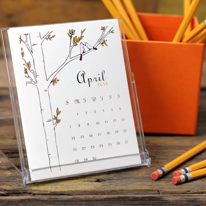 A calendar of colours for your wedding stubby holders