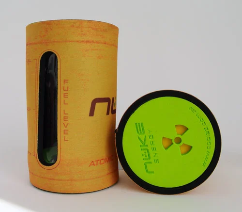 Our very own 'Nuke' energy drink internal concept - you can buy this stubby holder in our shop