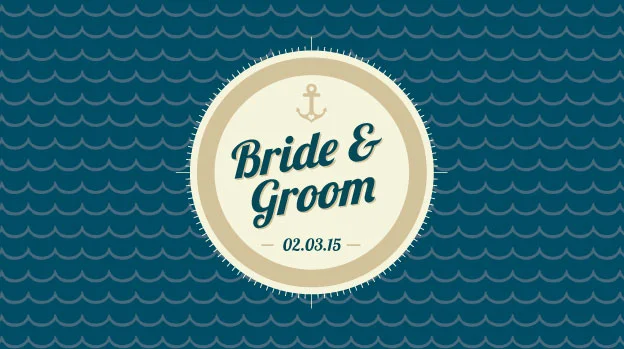 'Compass Label' Wedding Stubby Holders