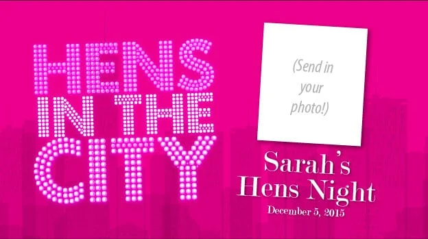 'Hens in the City' Hens Stubby Holders